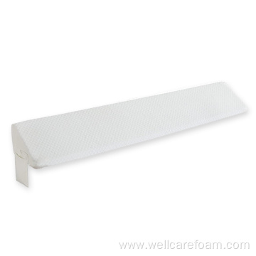 Memory foam retractable bed rail